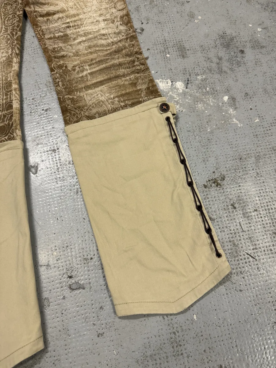 AW2005 Cavalli Brown & Beige Cowboy Presley Pants - Image 11