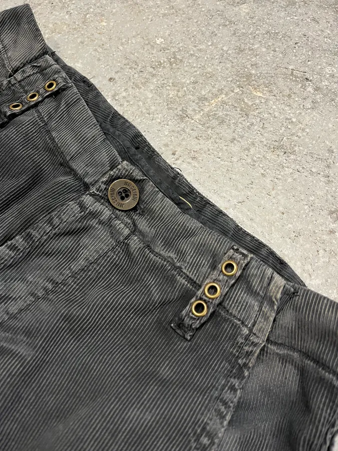 AW2005 Cavalli Grey Obscure Multi Pockets Cargo Pants - Image 5