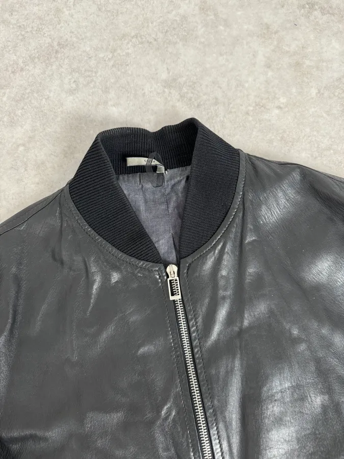 AW2005 Dior Lamb Leather Premium Black Jacket by Hedi Slimane - Image 5