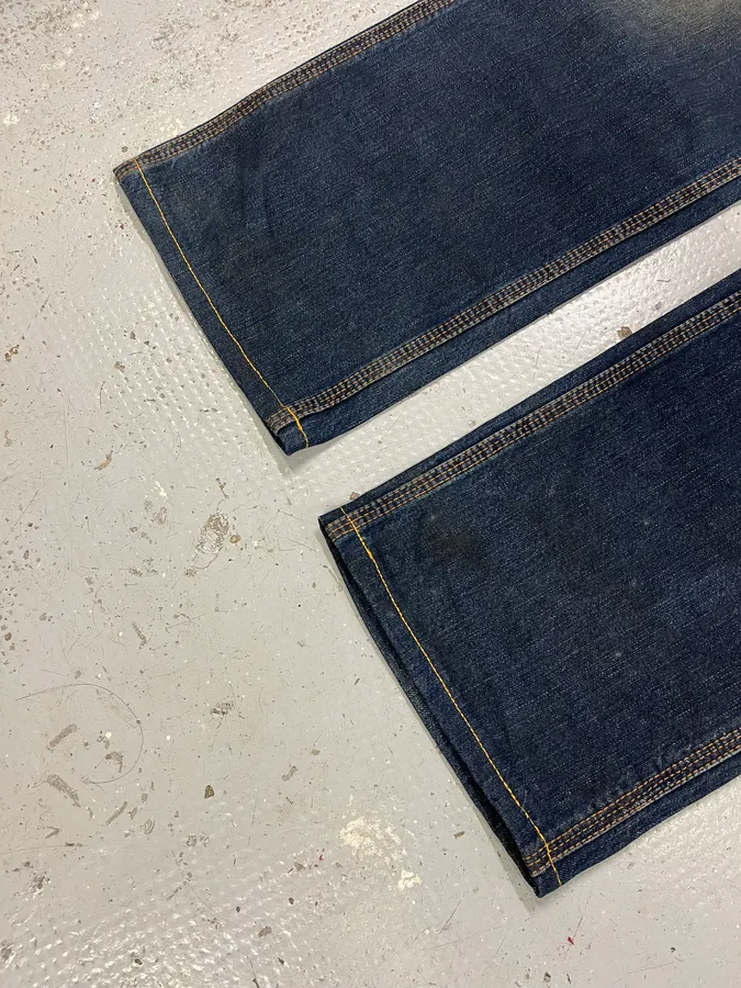 AW2005 Dolce & Gabbana Blue Faded Denim Jeans - Image 7