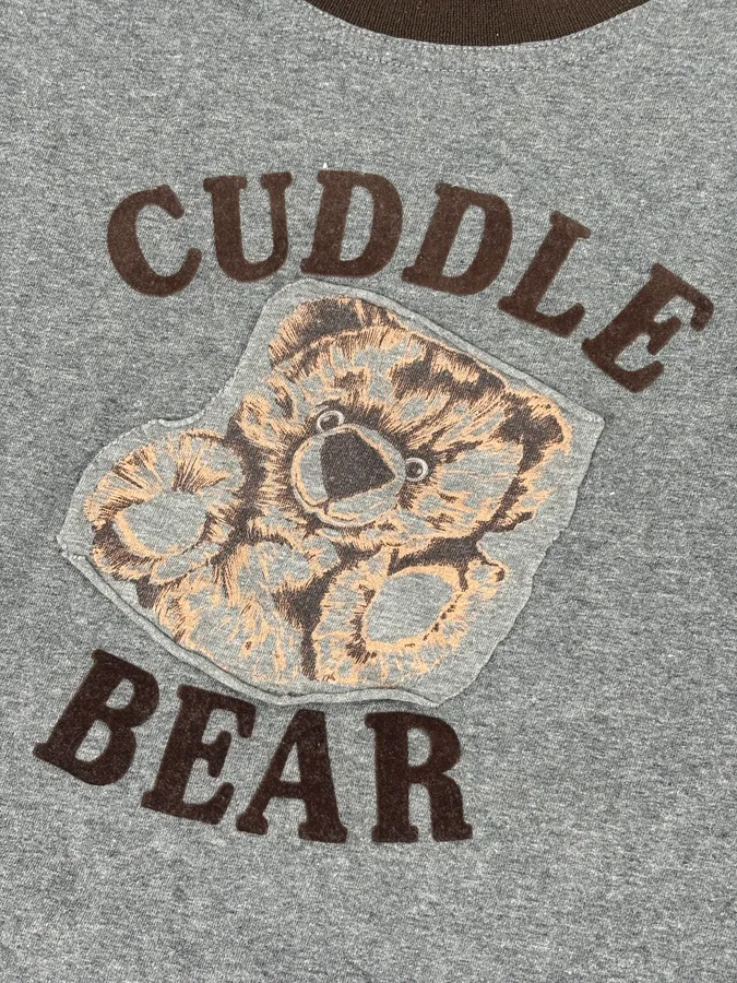 AW2005 Dolce & Gabbana Grey Cuddle Bear Longsleeve T-Shirt - Image 7