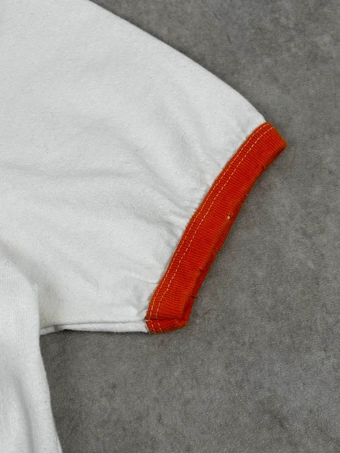 AW2005 Dsquared2 White & Orange « Hope » Flower T-Shirt - Image 9