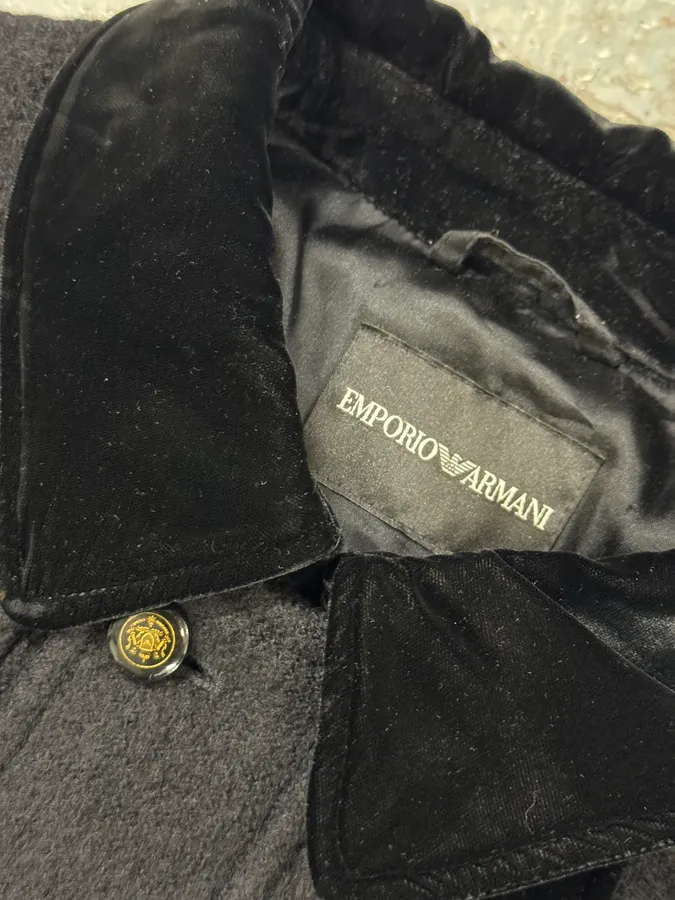 AW2005 Emporio Armani Grey Wool Jacket - Image 8