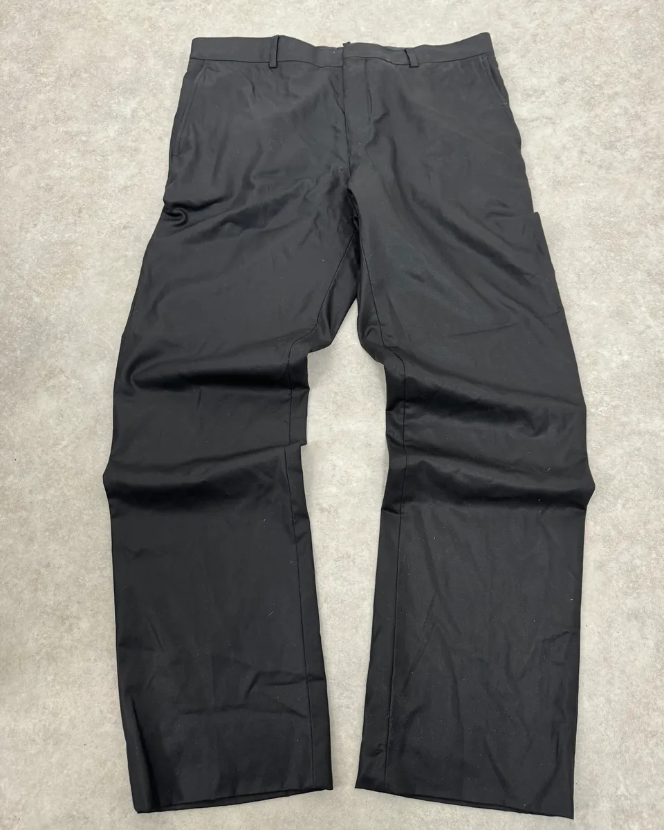 AW2005 Givenchy Black Classy Minimalist Pants - Image 4