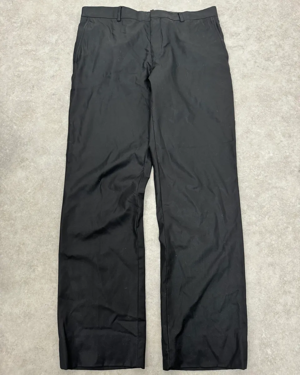 AW2005 Givenchy Black Classy Minimalist Pants - Image 5