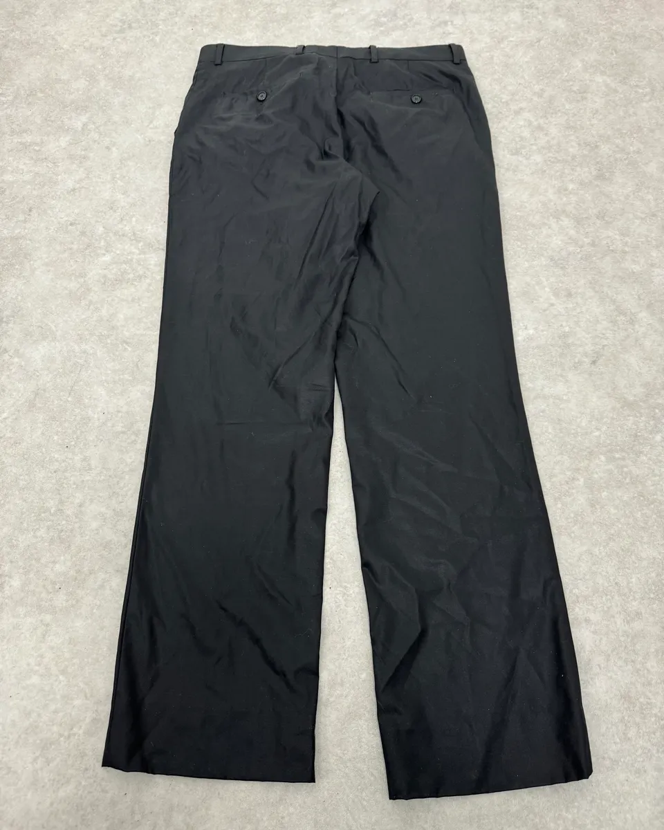 AW2005 Givenchy Black Classy Minimalist Pants - Image 6