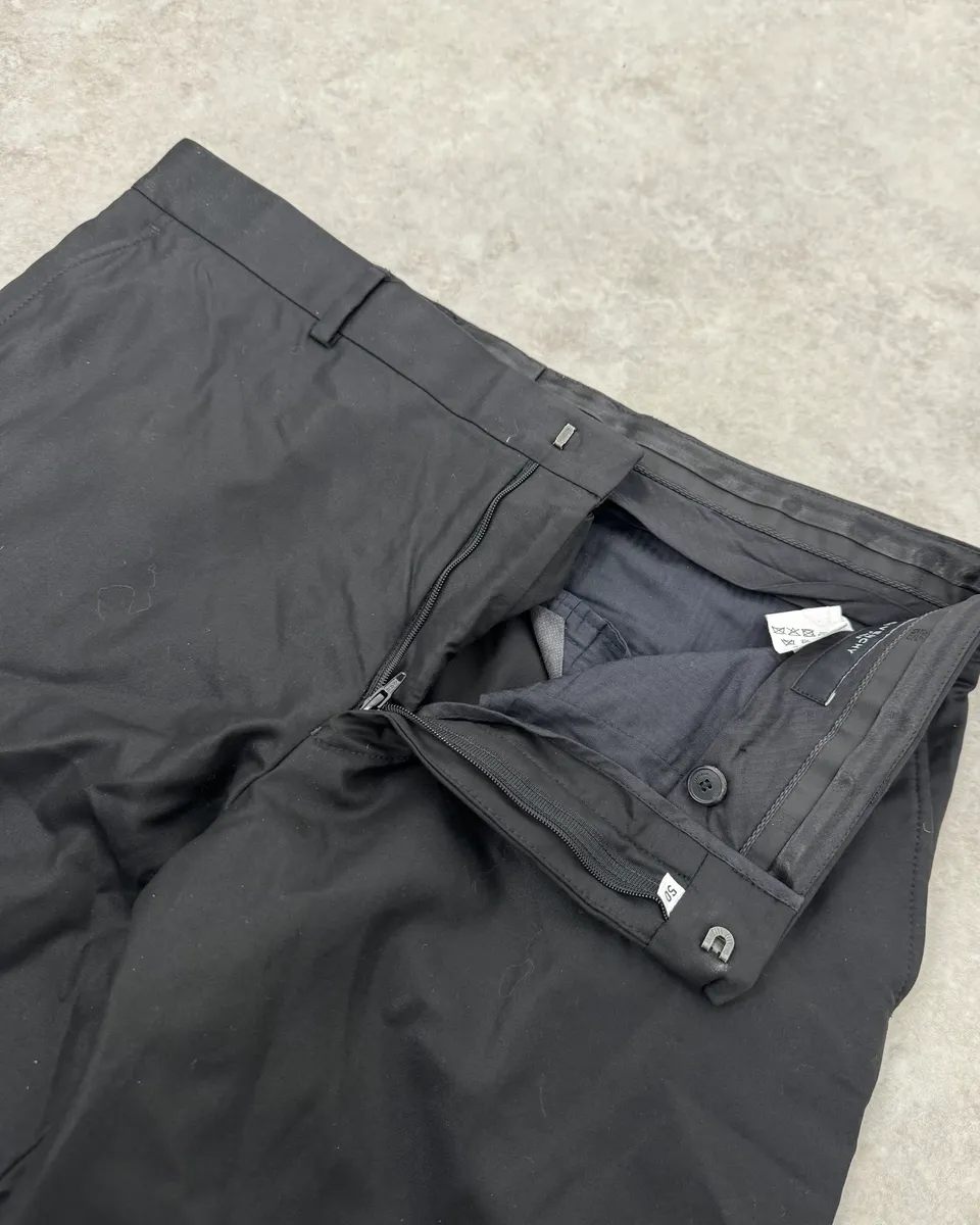 AW2005 Givenchy Black Classy Minimalist Pants - Image 8