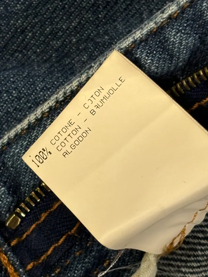 AW2005 Roberto Cavalli Leopard Interior Blue Denim Jeans - Image 12