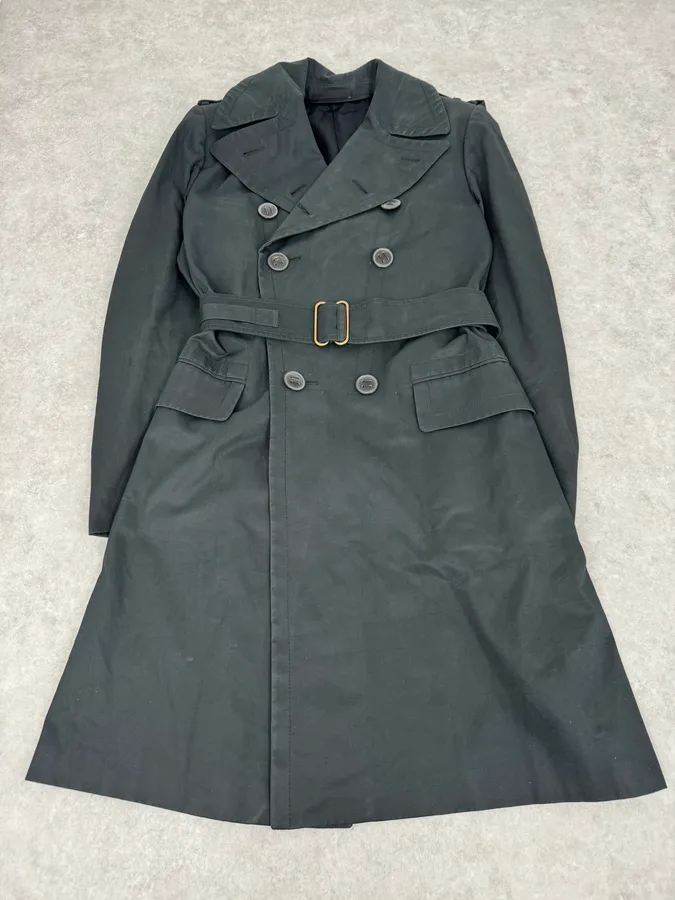 AW2005 Yves Saint Laurent Black Premium Classy Trench Coat - Image 4