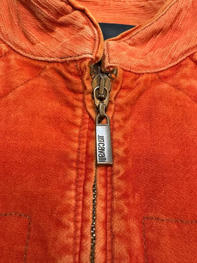 AW2006 Cavalli Orange Buttoned Naval Jacket - Image 9