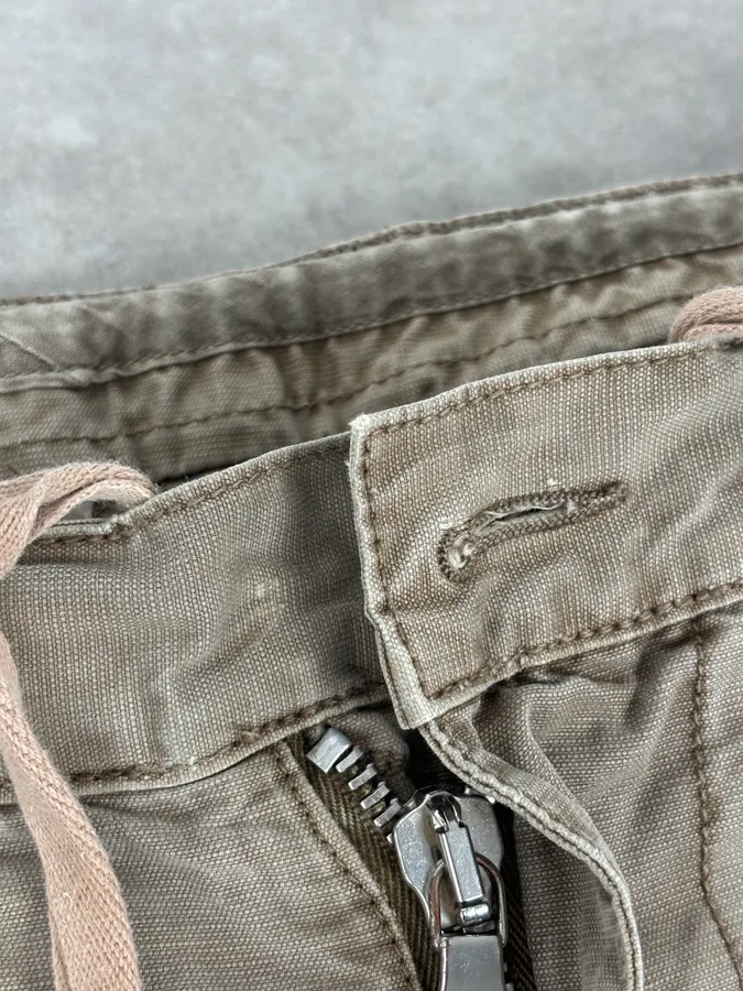 AW2006 Dolce & Gabbana Beige Cargo Military Pants - Image 12