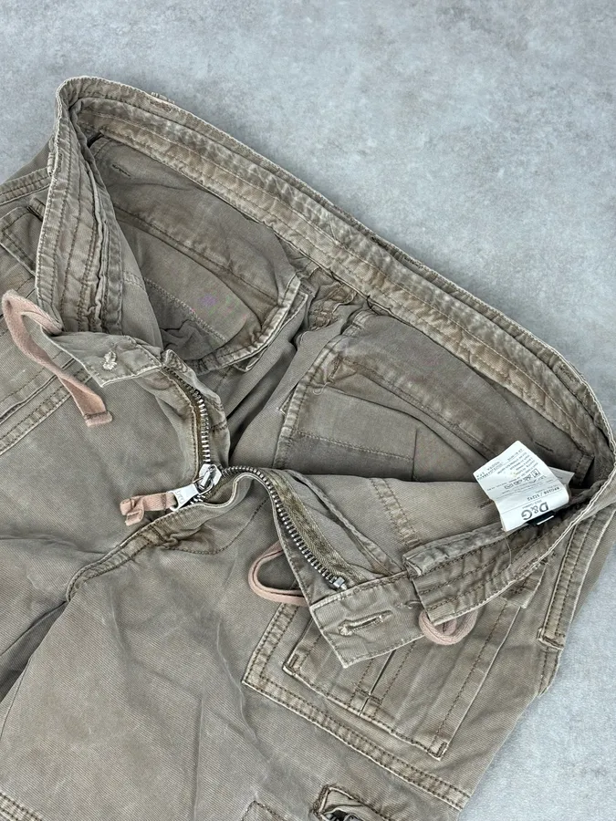 AW2006 Dolce & Gabbana Beige Cargo Military Pants - Image 9