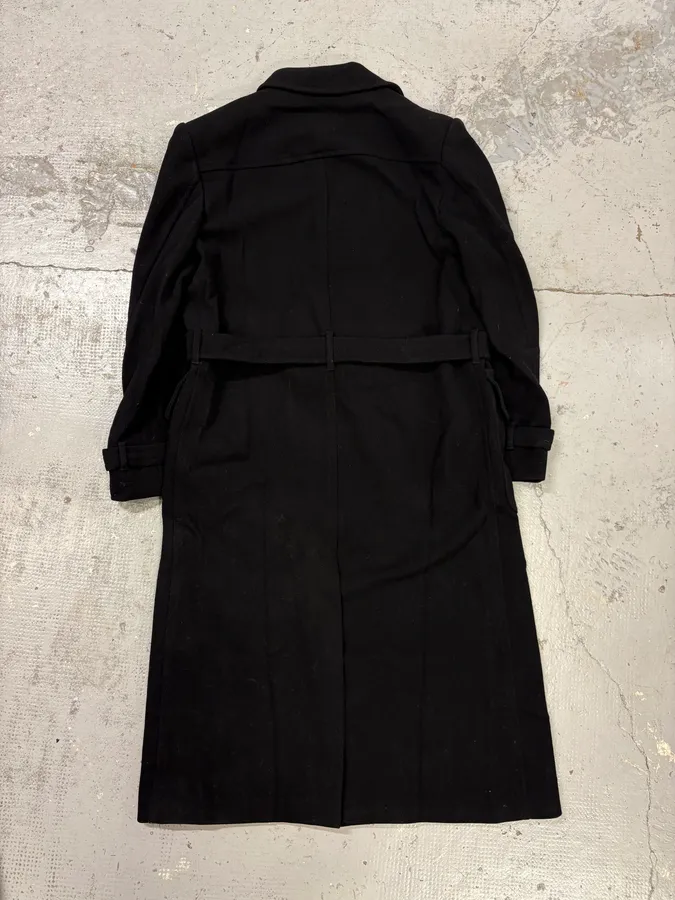 AW2006 Dolce & Gabbana Black Long Classy Trench Coat - Image 6