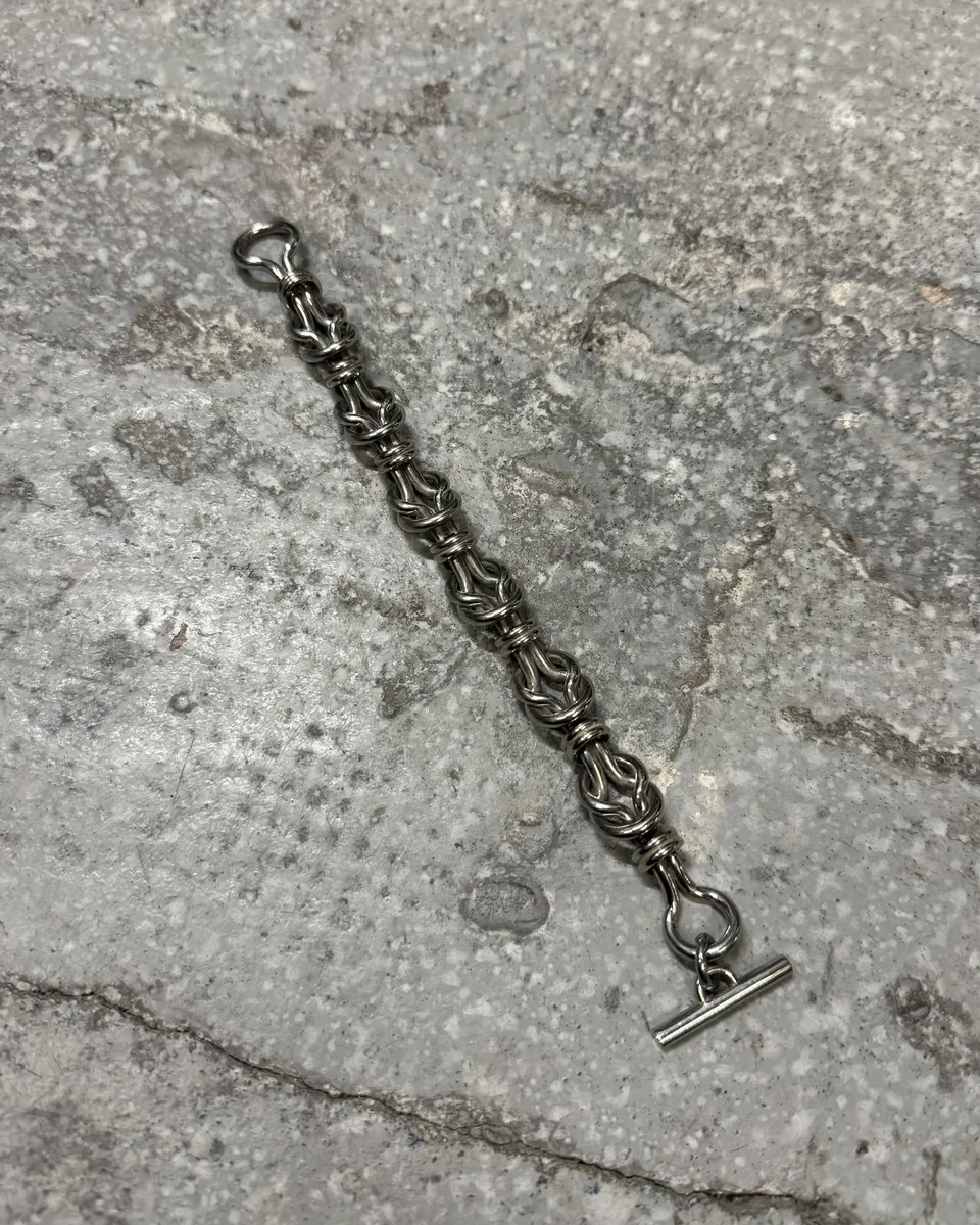 AW2006 Dolce & Gabbana Grey Attached Naval Bracelet