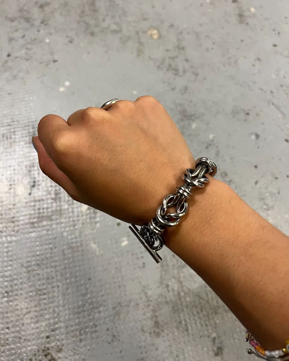AW2006 Dolce & Gabbana Stainless Steel Knot Link Bracelet