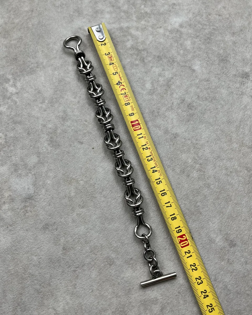 AW2006 Dolce & Gabbana Stainless Steel Naval Bracelet - Image 7