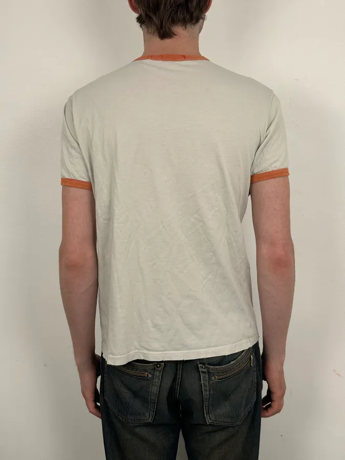 AW2006 Dsquared2 Mini Cowboy White T-Shirt - Image 3