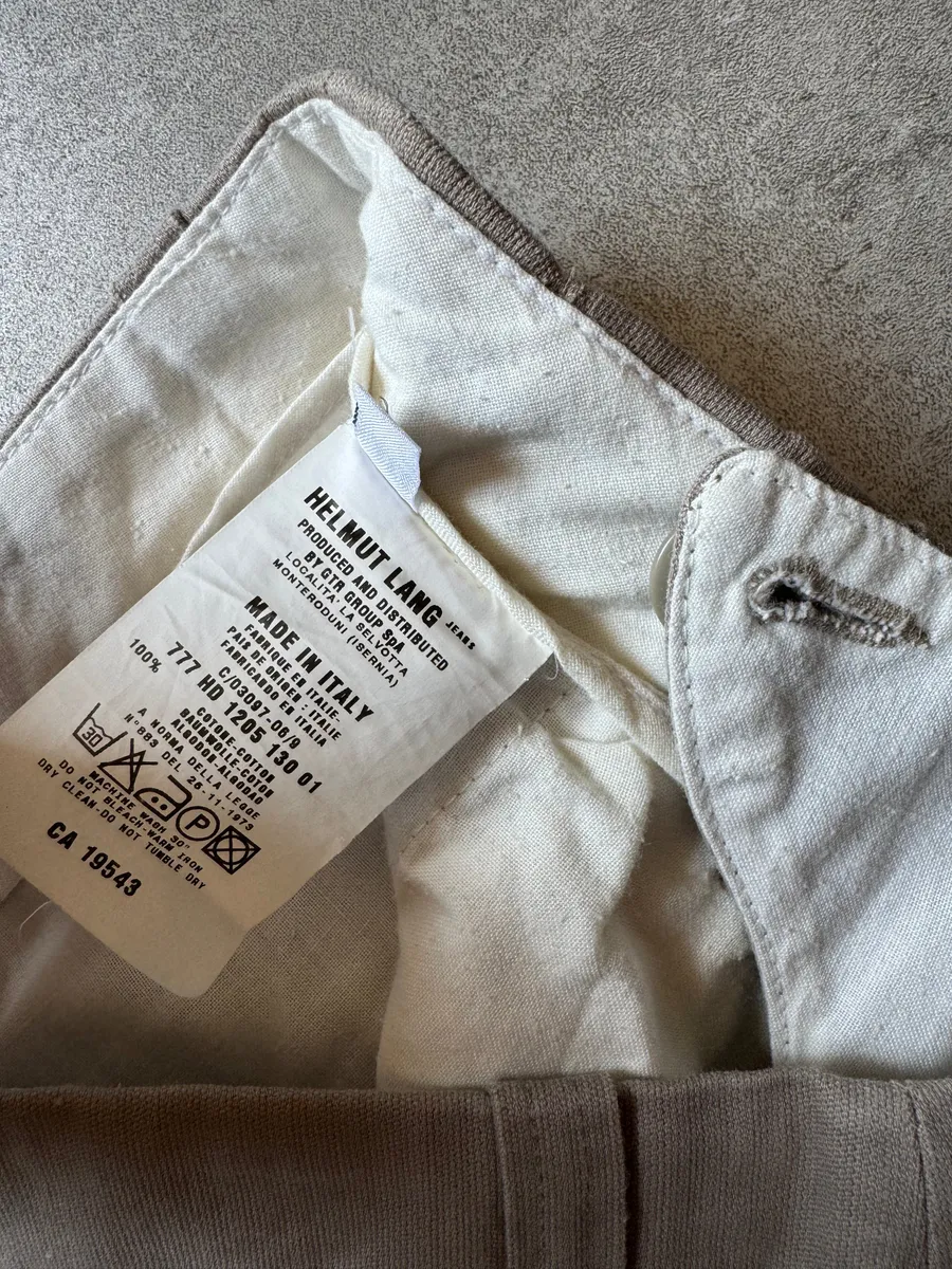 AW2006 Helmut Lang Grey Pure Minimalist Pants - Image 4