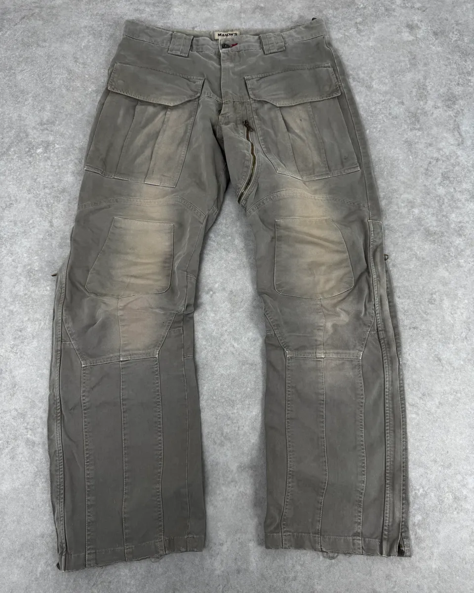 AW2006 Mason’s Ultimate Backzip Green Cargo Pants