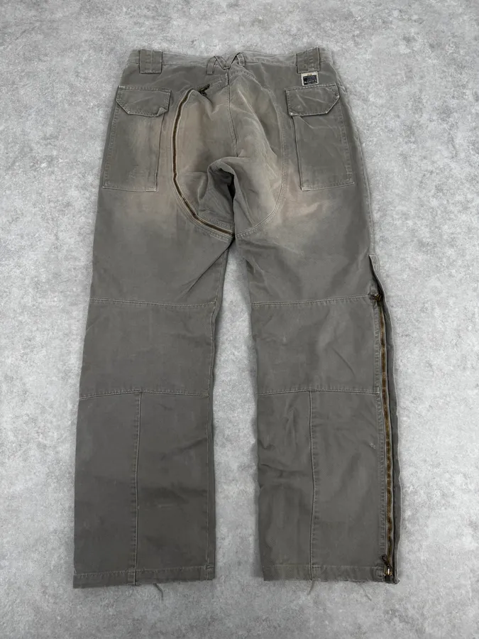 AW2006 Mason’s Ultimate Backzip Green Cargo Pants - Image 5