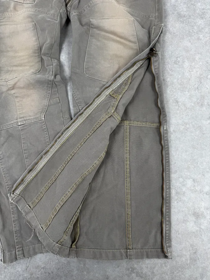 AW2006 Mason’s Ultimate Backzip Green Cargo Pants - Image 9