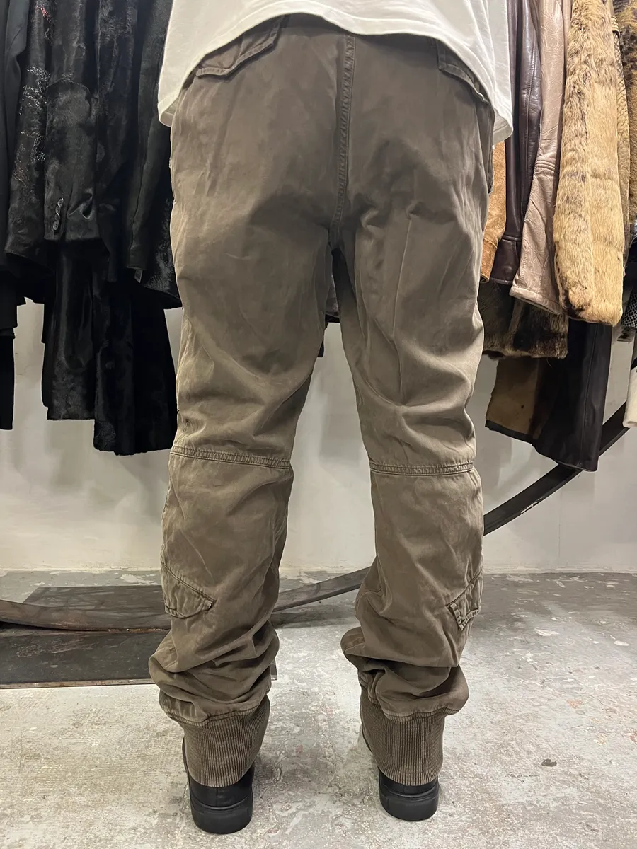 AW2006 Mason’s Full Zip Brown Cargo Military Pants - Image 4