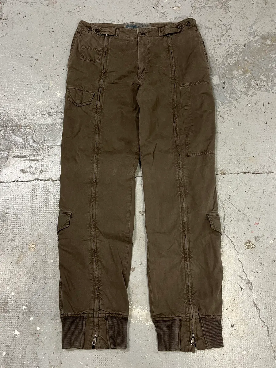 AW2006 Mason’s Full Zip Brown Cargo Military Pants - Image 5
