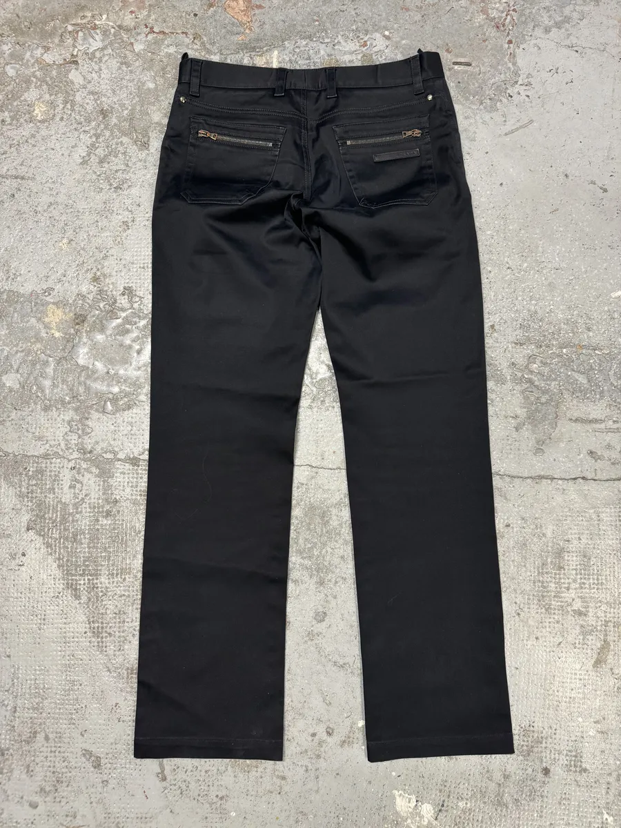 AW2006 Prada Black Obscure Pants - Image 2