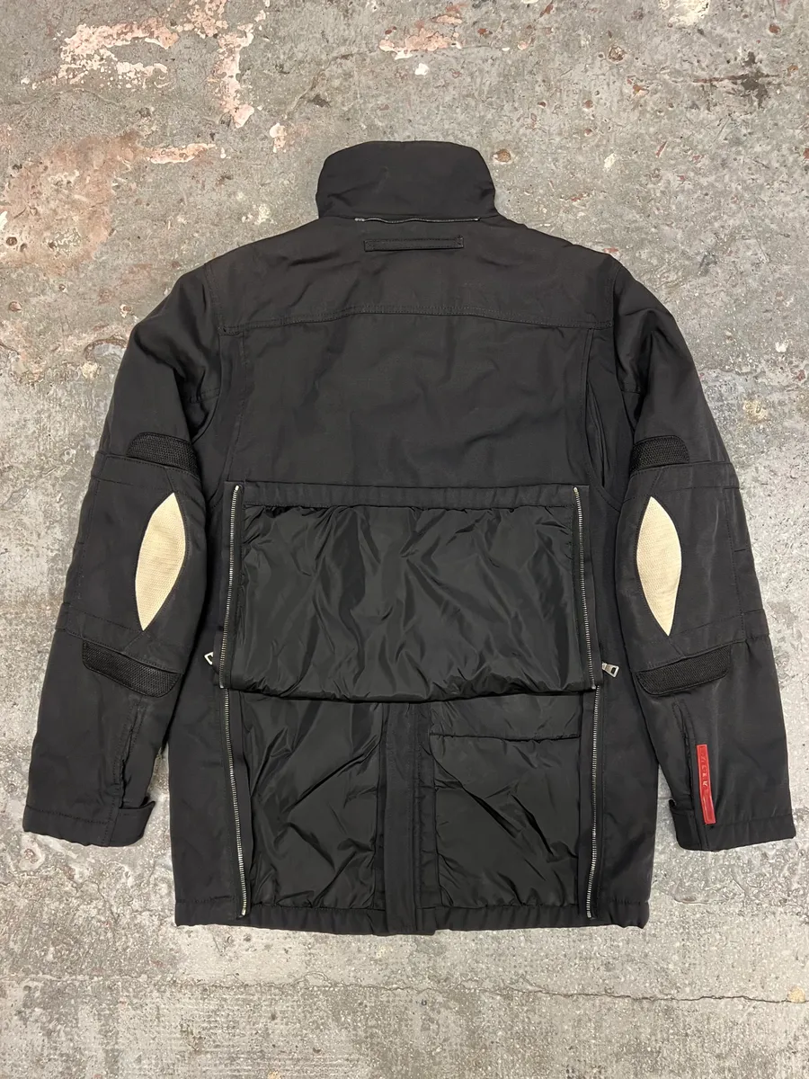 AW2006 Prada Black Padded Linea Rossa Jacket