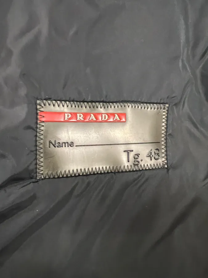 AW2006 Prada Black Padded Linea Rossa Jacket - Image 12