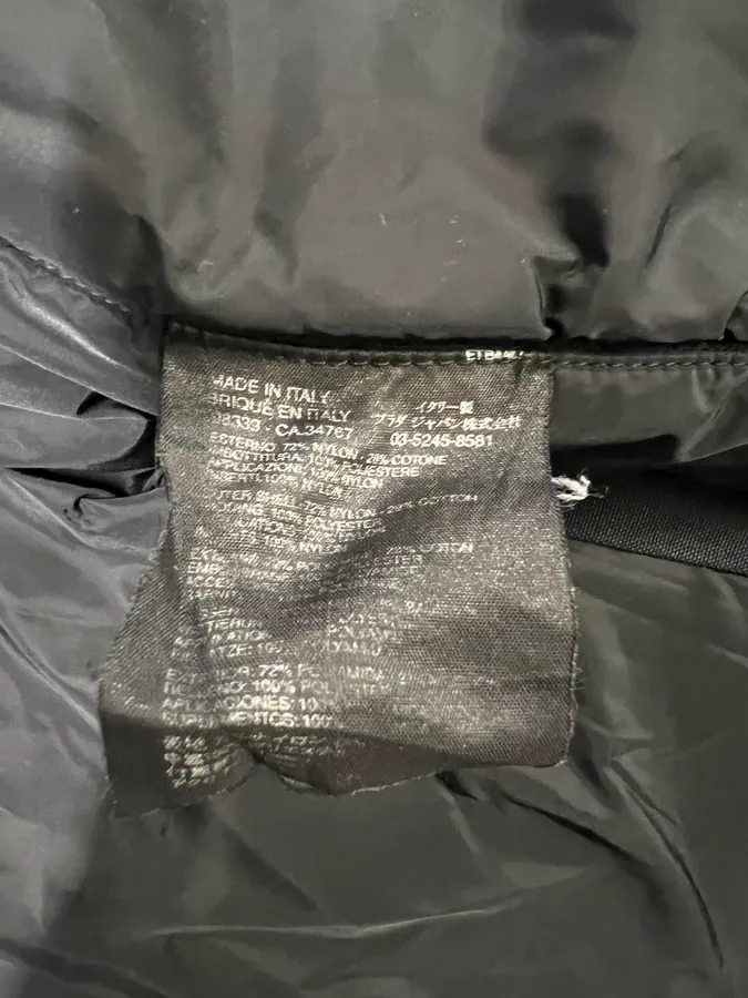 AW2006 Prada Black Padded Linea Rossa Jacket - Image 13