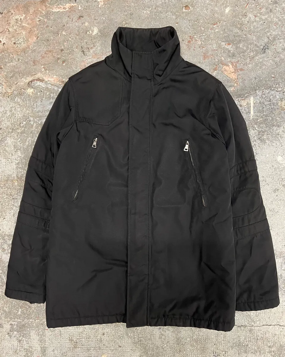 AW2006 Prada Black Padded Linea Rossa Jacket - Image 2