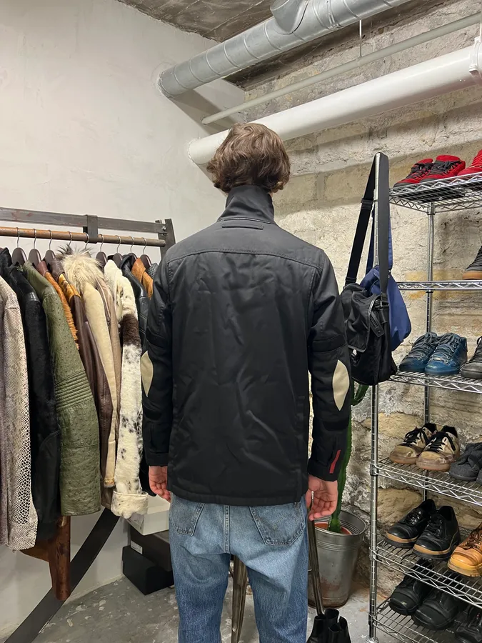 AW2006 Prada Black Padded Linea Rossa Jacket - Image 7