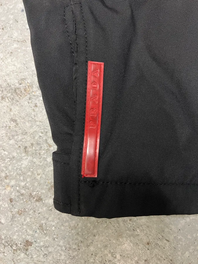 AW2006 Prada Black Padded Linea Rossa Jacket - Image 8