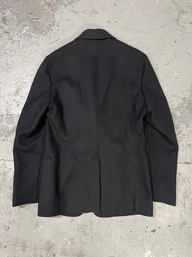 AW2006 Prada Black Wool Suit Jacket - Image 2