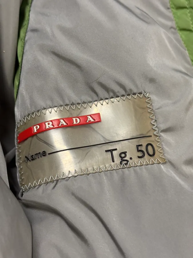 AW2006 Prada Green Ski Puffer Vest - Image 14