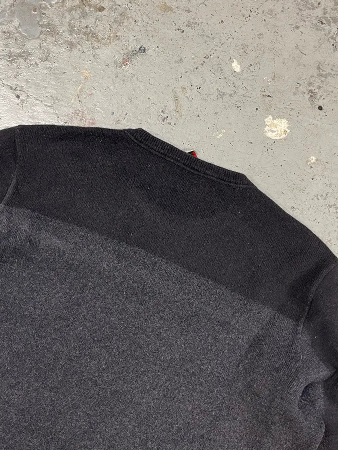 AW2006 Prada Grey & Black Wool Sweater - Image 7