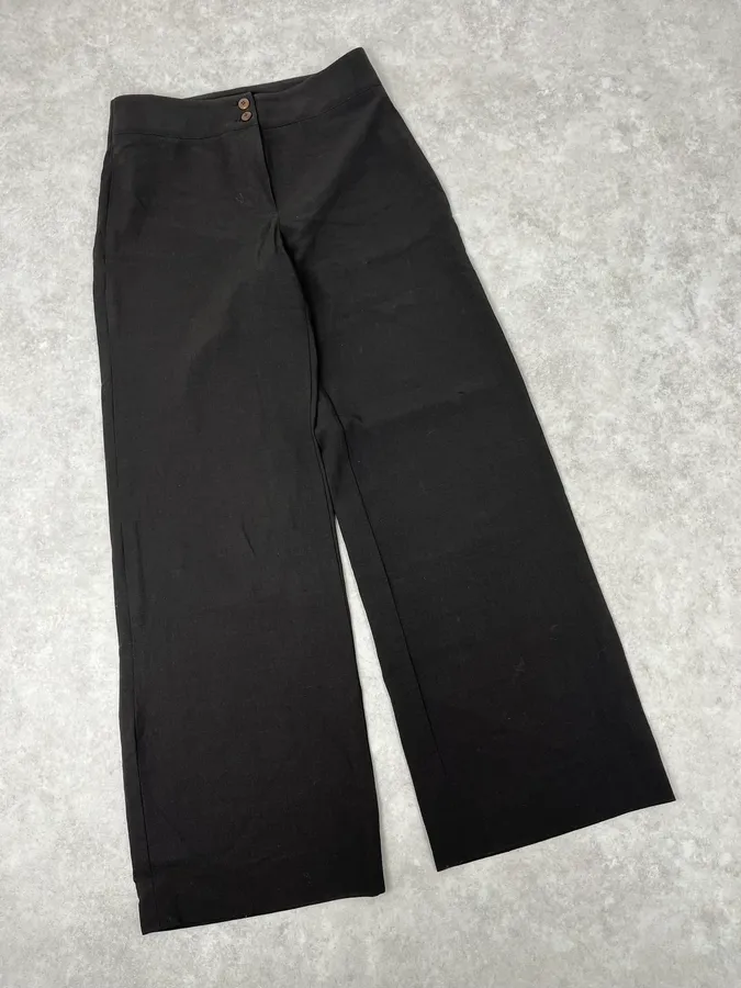 AW2007 Armani Collezioni Black Cozy Light Pants - Image 5