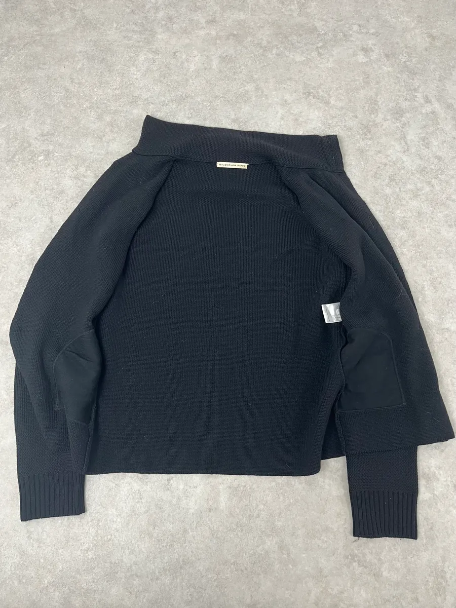 AW2007 Balenciaga Officier Black Cardigan by Nicolas Ghesquière - Image 10
