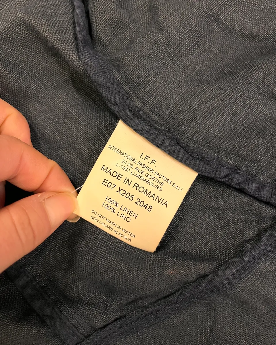 AW2007 Bikkembergs Navy Cargo Jacket - Image 10