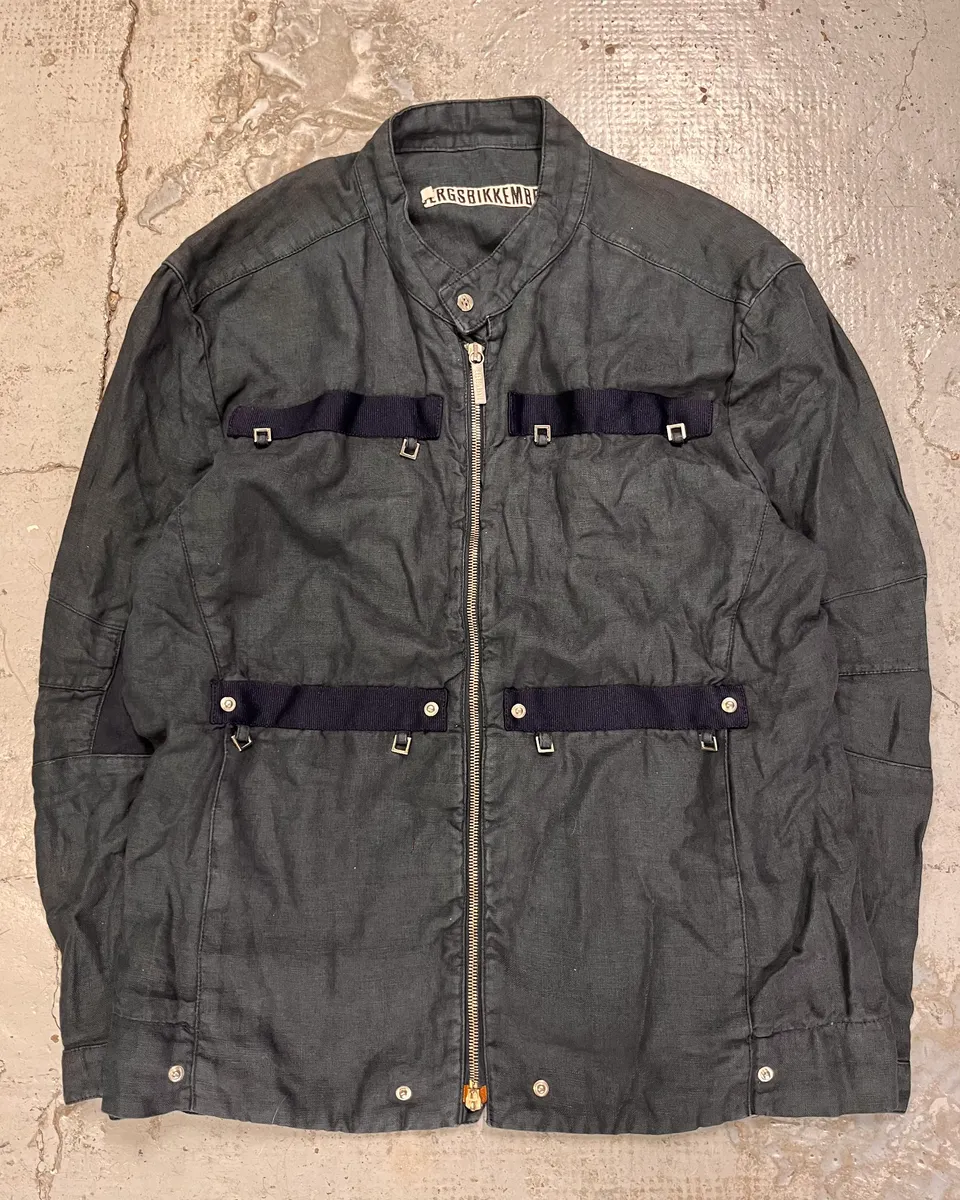 AW2007 Bikkembergs Navy Cargo Jacket - Image 4