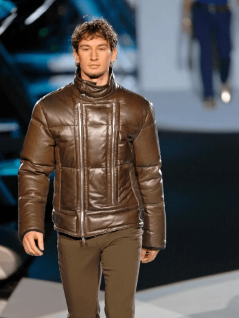 AW2007 Dirk Bikkembergs Black Ninja Quilted Leather Jacket - Image 2