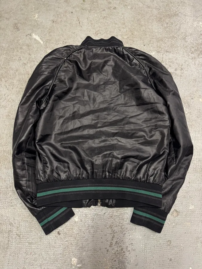 AW2007 Dolce & Gabbana Black Nylon Bomber Jacket - Image 11