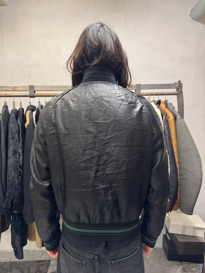 AW2007 Dolce & Gabbana Black Nylon Bomber Jacket - Image 14