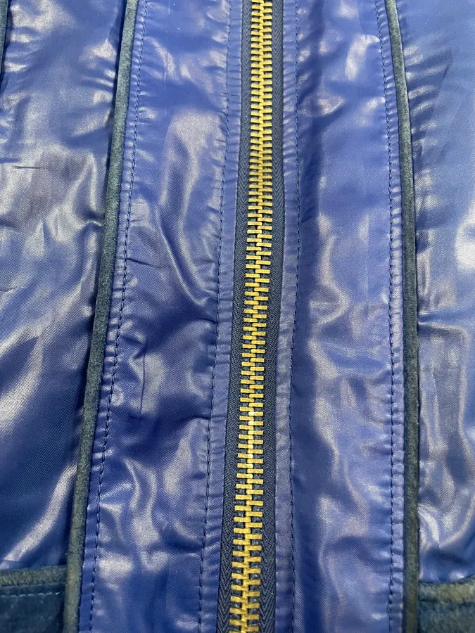 AW2007 Dolce & Gabbana Multi-Zip Blue Utility Jacket - Image 11