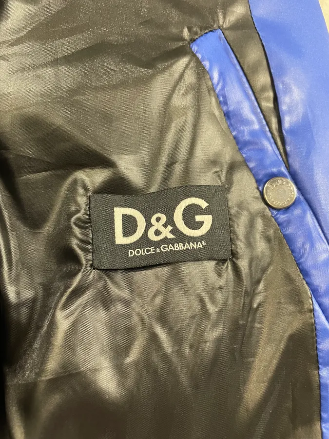 AW2007 Dolce & Gabbana Multi-Zip Blue Utility Jacket - Image 14