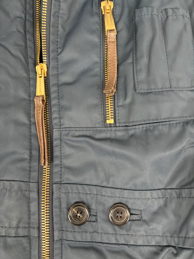 AW2007 Dsquared2 Asymmetrical Navy Cargo Jacket - Image 11