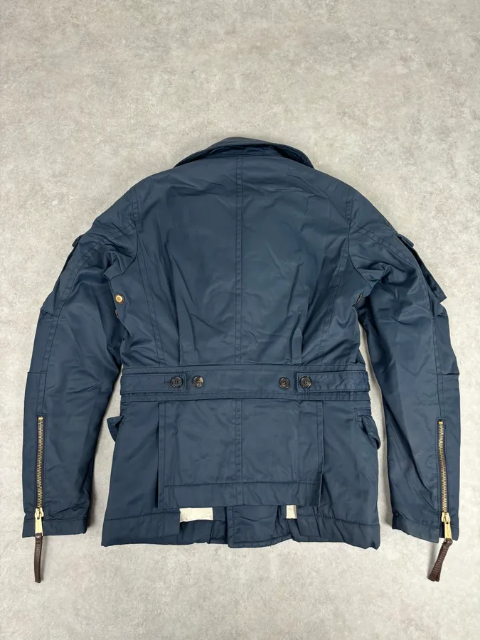 AW2007 Dsquared2 Asymmetrical Navy Cargo Jacket - Image 6