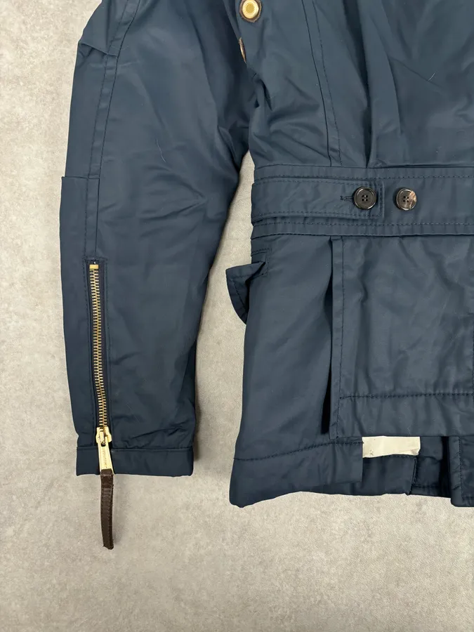 AW2007 Dsquared2 Asymmetrical Navy Cargo Jacket - Image 9
