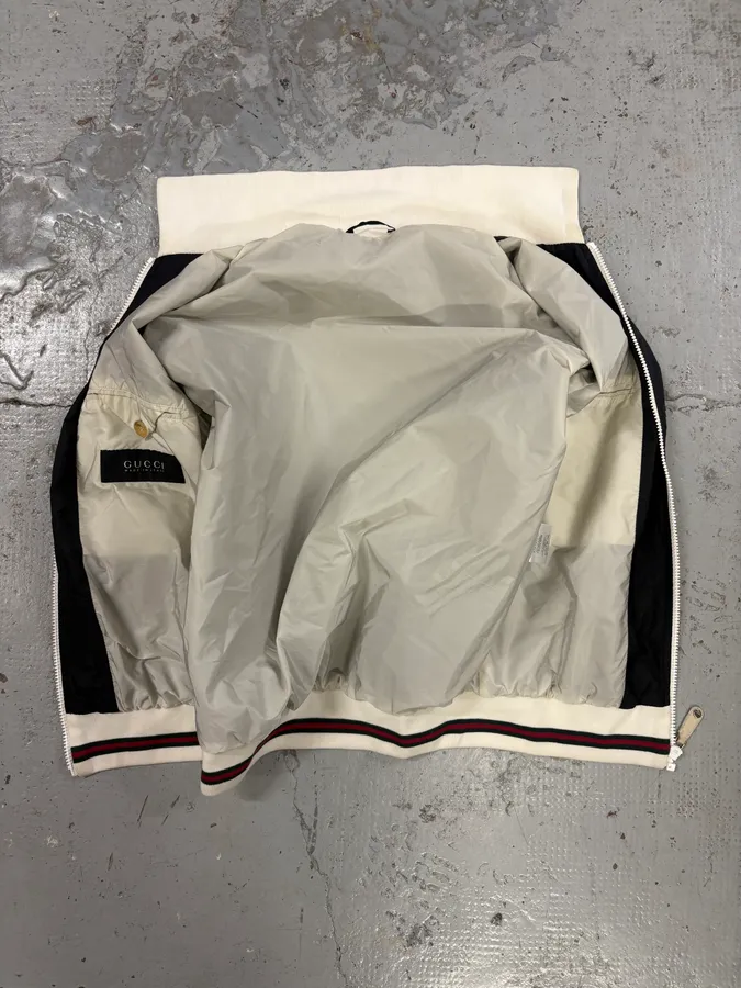 AW2007 Gucci Black Nylon Windbreaker Jacket by Frida Giannini - Image 7